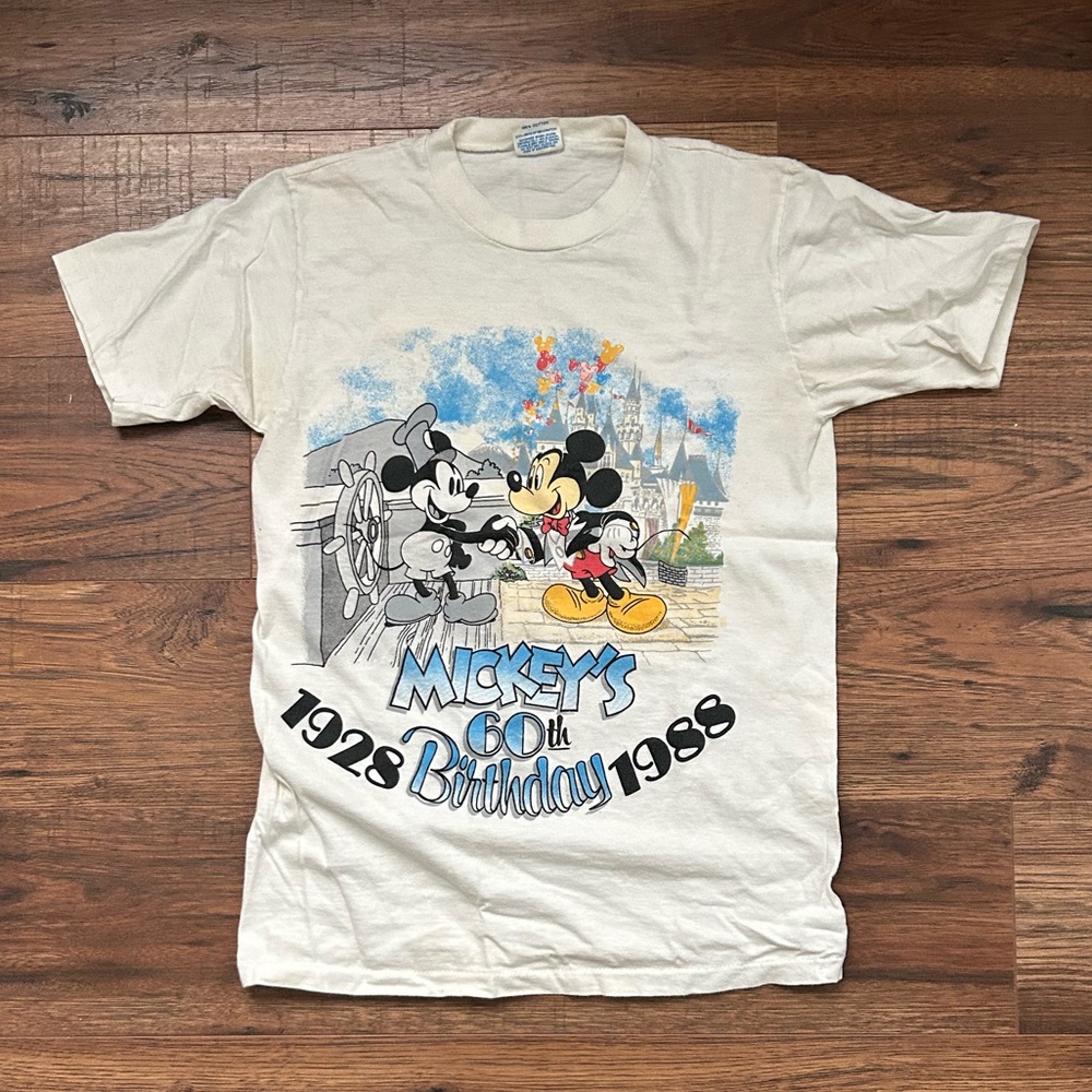 Vintage Mickey Mouse 60th Birthday Tee